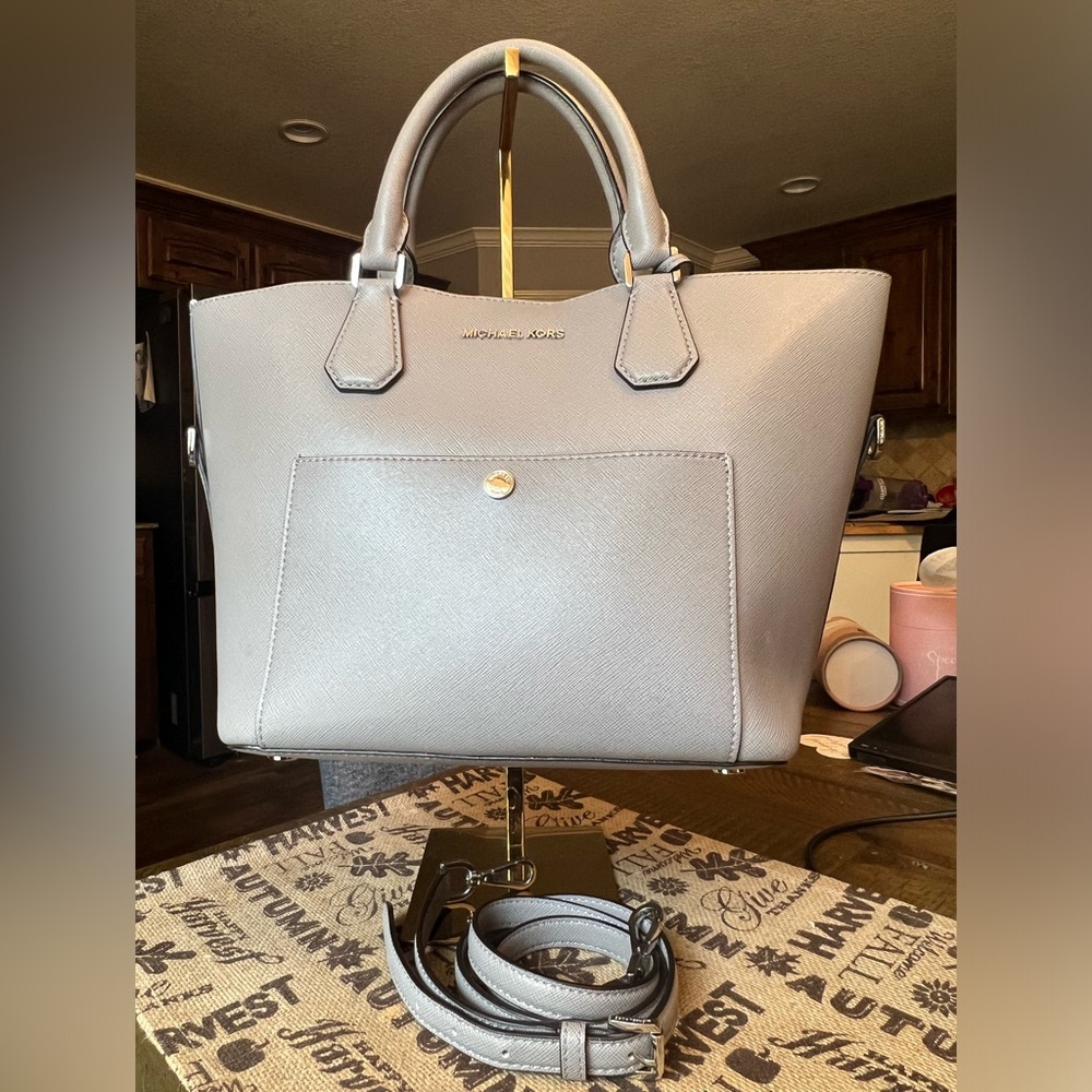 Michael Kors Gray Tote Bag